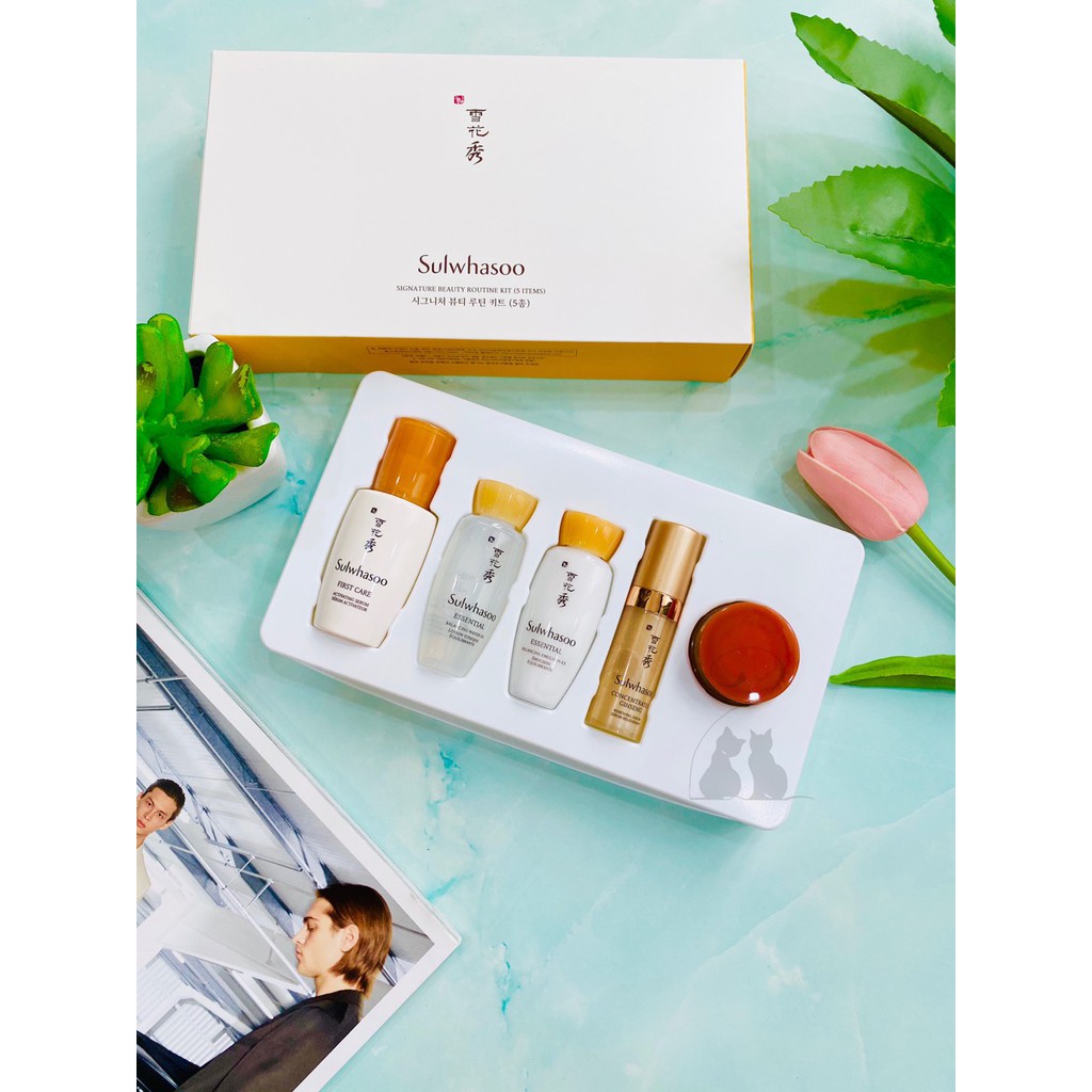 Bộ Dưỡng Sulwhasoo Chăm Sóc Da Chống Lão Hóa - Kit 5 Items