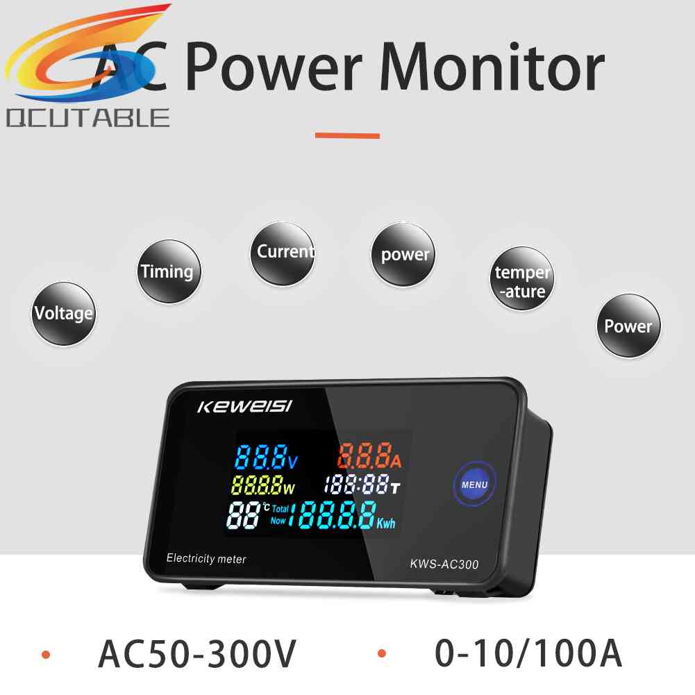 Đồng Hồ Đo Điện Áp 6 Trong 1 AC 50-300V