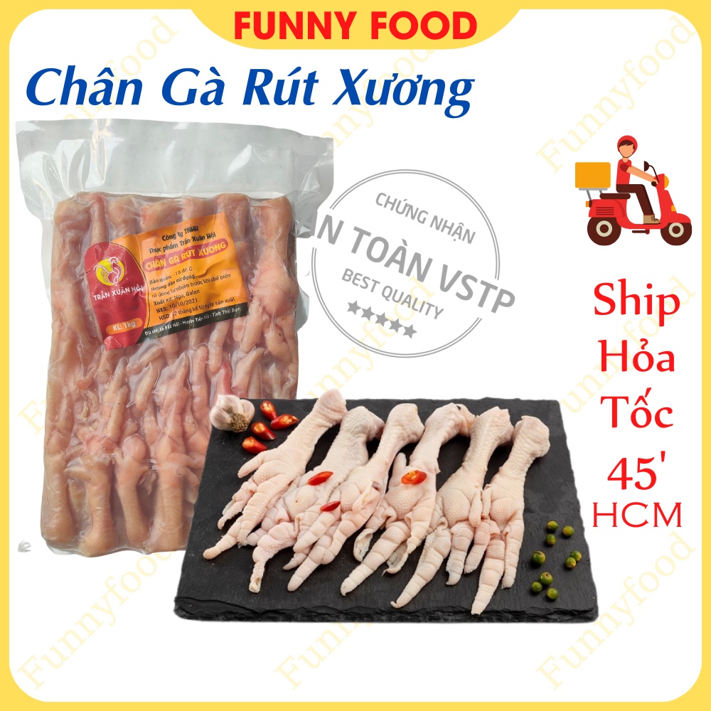 Chân Gà Rút Xương Hàng Net 700g Chân Gà Ship Hỏa Tốc HCM Funnyfood