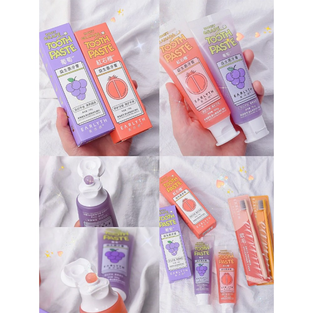 Kem Đánh Răng Earlyth Làm Trắng MAn Toàn Cho Phụ Nữ Mang Thai 100g BOBOTIAO