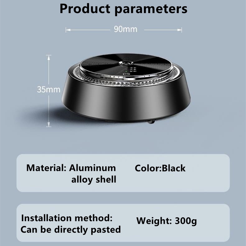 Nước Hoa ô tô  Máy Khuếch Tán Tinh Dầu Tự Động Bằng Nhôm Cho Xe Hơi máy lọc không khí ô tô