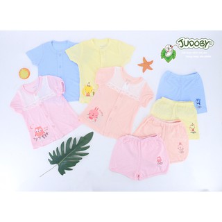 JB237 Bộ quần áo cài giữa cộc tay Judoby (3-9m)