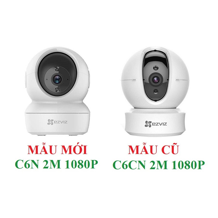 [Mẫu Mới] Camera 2M IP WIFI Ezviz C6N CV246 C6CN 1080P 720P Chính Hãng - Bảo Hành 24TH (chọn phân loại có thẻ nhớ))