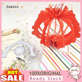 Depasar|  Khuôn Cắt Giấy Làm Từ Kim Loại Tạo Hình Quả Cầu Tuyết Trang Trí Scrapbook