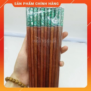 Đũa gỗ 📌FREESHIP📌 Bộ 10 đôi đũa ăn cơm gỗ hương siêu sạch, hàng đẹp