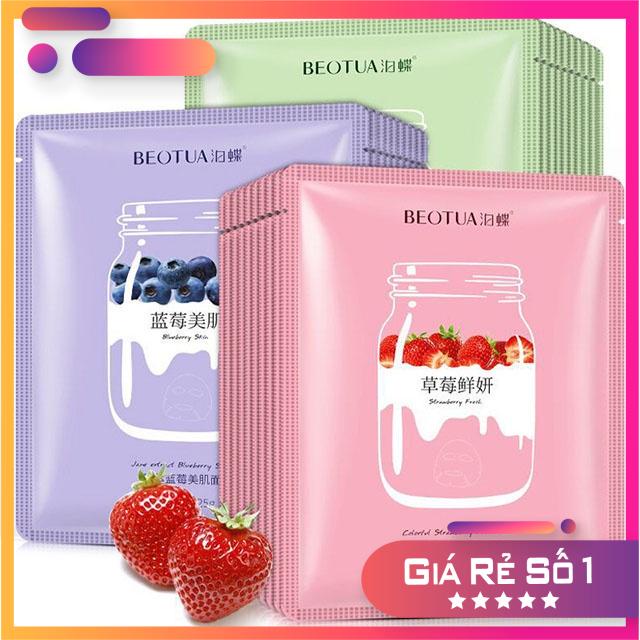 Mặt Nạ 3 Vị Sữa Chua Trái Cây BEOTUA Dưỡng Ẩm Sáng Mềm Mịn Da