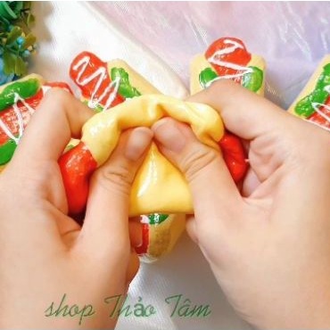 Squishy handmade Bánh Hotdog squishy tự làm giá rẻ mà bền chất đẹp [Shop Thảo Tâm]