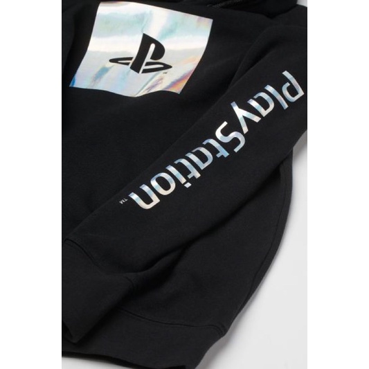 Bộ Nỉ Hoodie Bé Trai PlaySt@tion Đen HaM(bán lẻ áo lẻ quần)