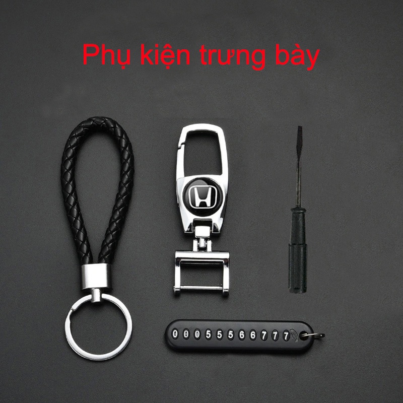 móc chìa khóa ô tô Honda móc khóa hợp kim