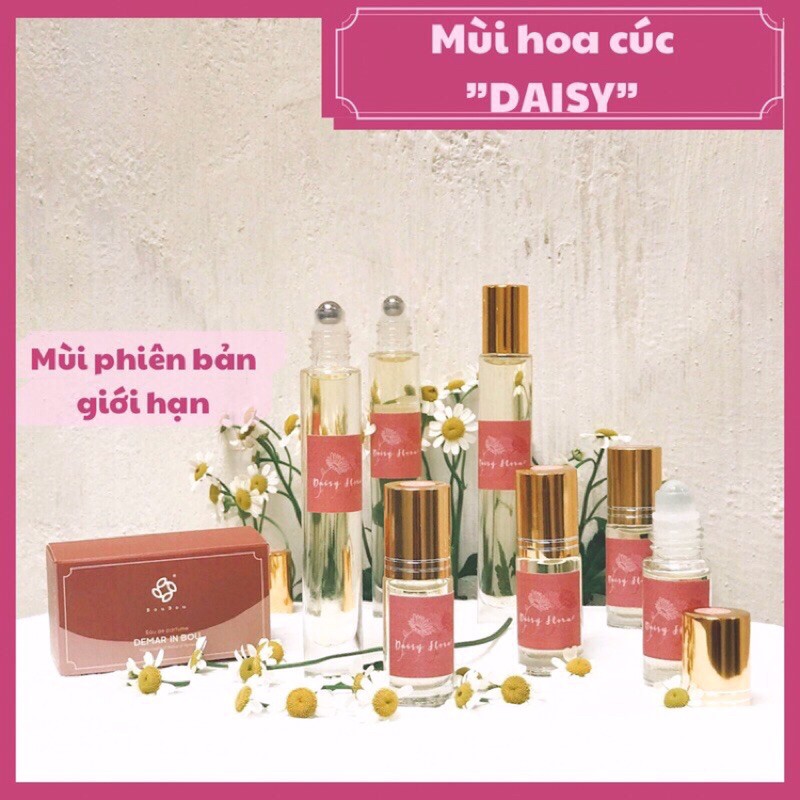 [ CHÍNH HÃNG ] NƯỚC HOA LĂN BÒU MÙI ĐẶC BIỆT - FLORA DAISY HOA CÚC TẶNG KÈM TÚI GIẤY + HỘP