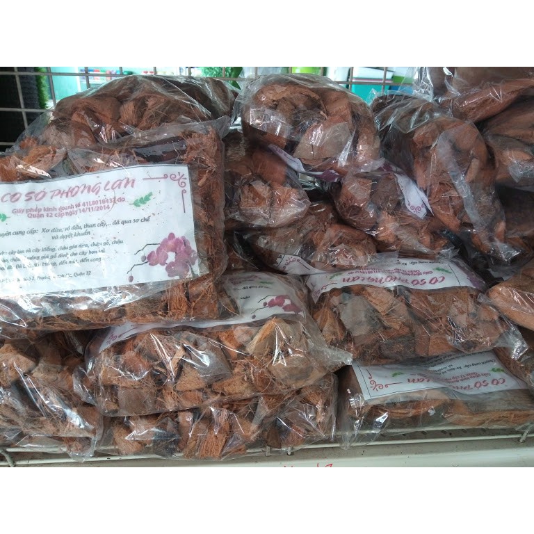 Xơ dừa miếng nhỏ đã qua xử lý (gói 250g)