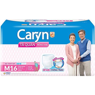 Tã quần Caryn size M 16 miếng