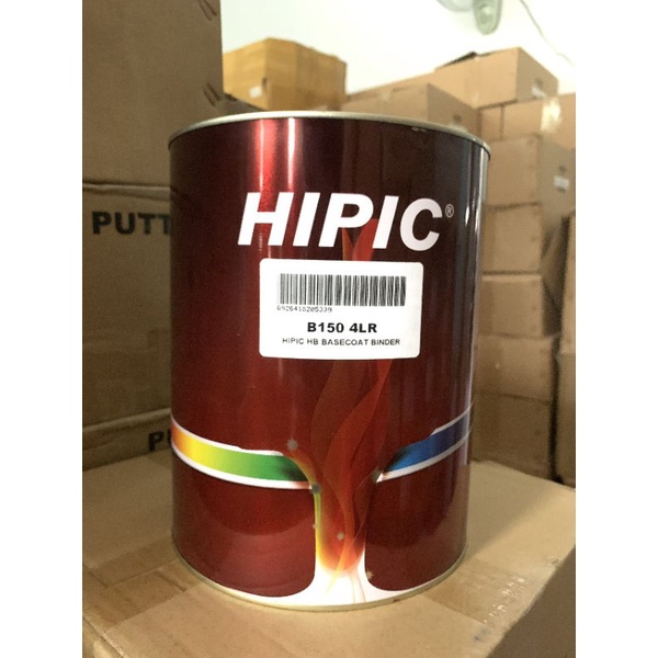 Phụ gia pha Sơn 1K Hipic cao cấp - Sơn màu + Bạc Hipic mã B150 Lon 4lít (Sơn ô tô xe máy)