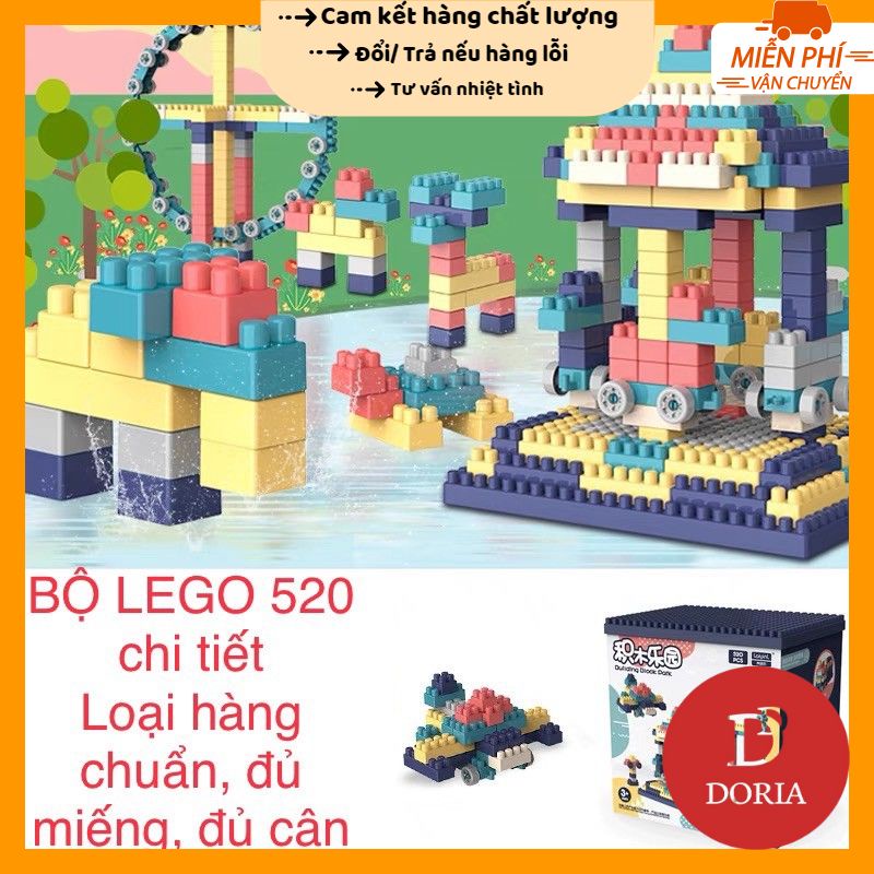 BỘ ĐỒ CHƠI LẮP GHÉP LEGO 520 CHI TIẾT