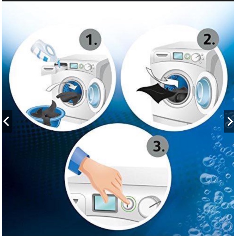 Giấy giặt nhuộm đen quần áo Heitmann - Nhập khẩu Đức