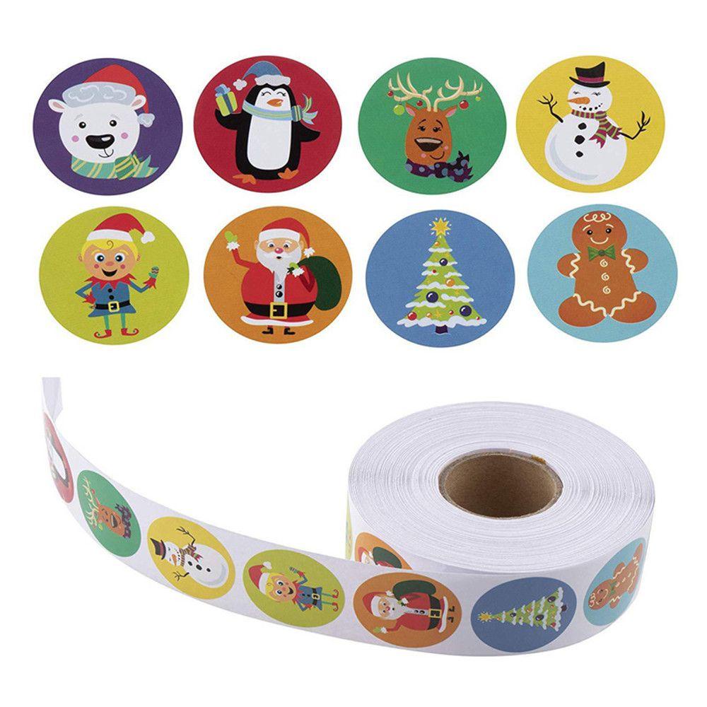 Set 500 Sticker Giấy Ghi Chú Trang Trí Giáng Sinh
