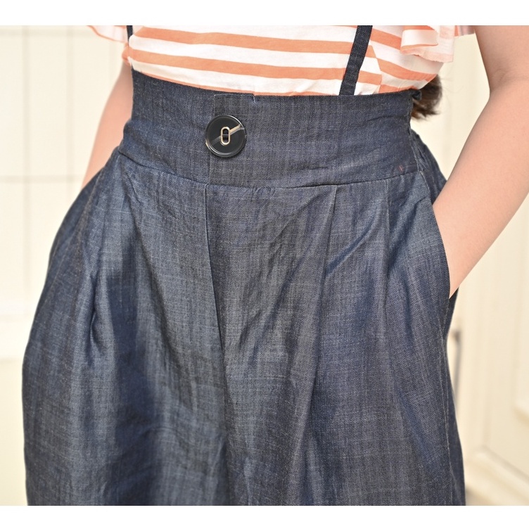 Quần lửng yếm JOOKYLI bé gái Noble 21G0957