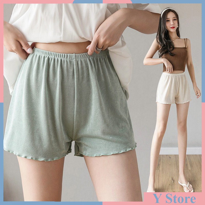 Quần Đùi Nhung Lụa Mặc Trong Váy Siêu Mát Cho Mùa Hè MV02