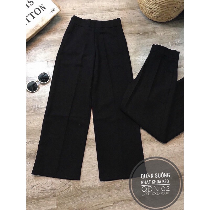 quần ống suông bigisize 90kg đổ về có size -hình thật 100% | BigBuy360 - bigbuy360.vn