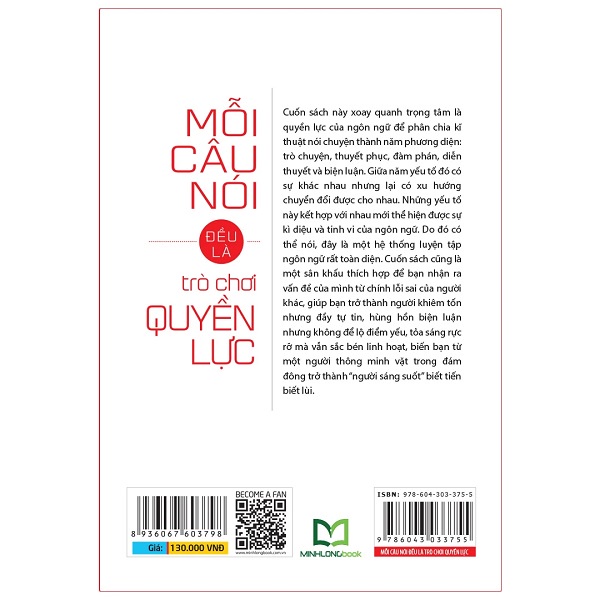 Sách - Mỗi Câu Nói Đều Là Trò Chơi Quyền Lực (ML)