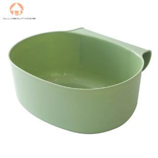 ABH❤Over The Cabinet Kitchen Bath Waste Bin Trash Can Basket Hanging Rack Holder