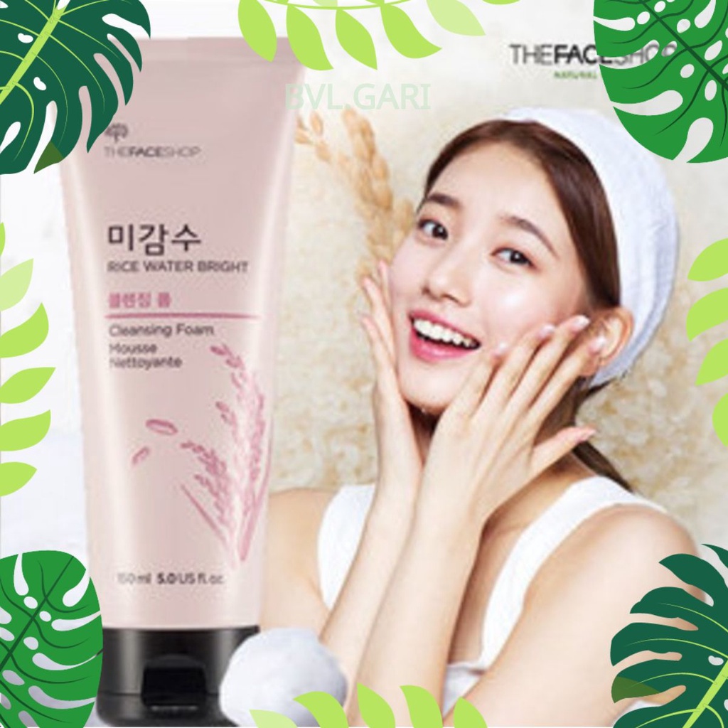 Sửa Rửa Mặt Gạo - Rice Water Bright Cleansing Foam The Face Shop ( Kèm Bill )