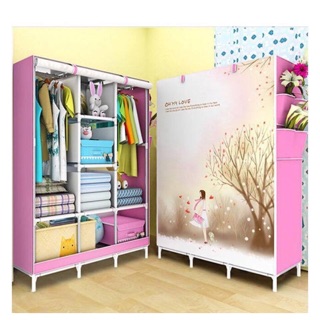 TỦ VẢI 3 BUỒNG 8 NGĂN 3D