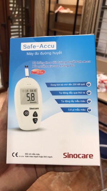 Máy đường huyết Safe Accu Sinocare SIÊU RẺ