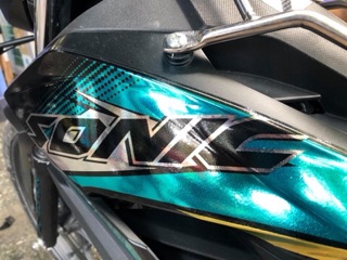 Tem rời Sonic Xanh đen Chrome cao cấp