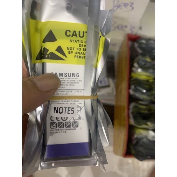 pin samsung zin máy note 5