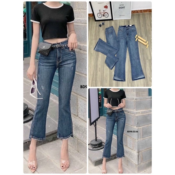 55-90kg Bigsize QUẦN JEAN LOE GẤU XÉO