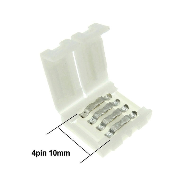 Set 30 Đầu Nối 4 Pin Hình Chữ T / L Cho Dây Đèn LED