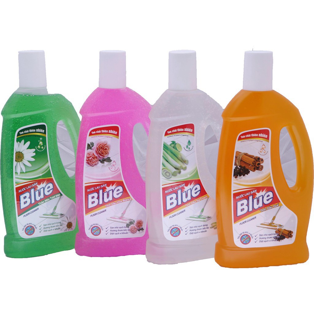 ☀️ Nước lau sàn nhà   1000ml Blue  Cho Ngôi Nhà Bạn Luôn Thơm Mát