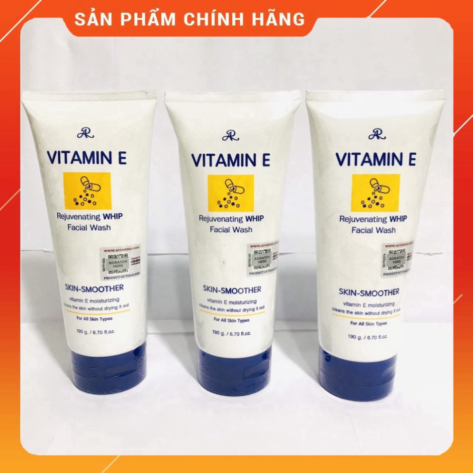 Sữa rửa mặt Aron vitamin E 190gr THAI LAN