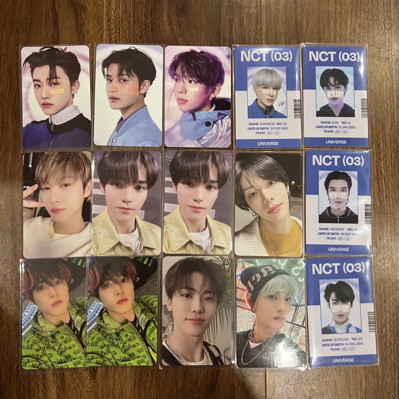 THẺ BÀI BO GÓC NCT - UNIVERSE ID PACK