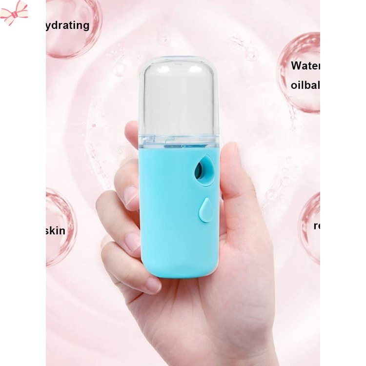 Máy Phun Sương Nano Dưỡng Ẩm Chăm Sóc Da Mặt Cầm Tay Sạc USB