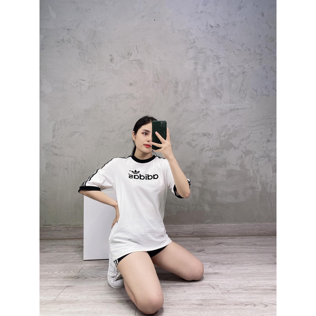(HÀNG XUẤT XỊN) Áo das trắng đơn giản 1662 Adicolor 70S Oversize