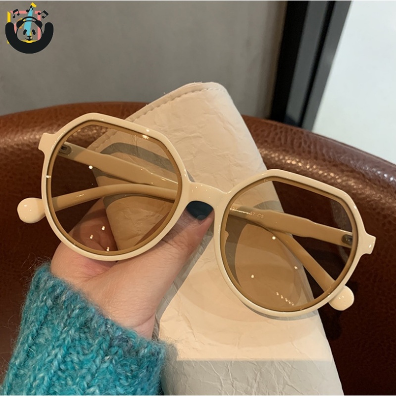 【MỚI ĐẾN】 Phong Cách Thời Trang Phù Hợp Với Mọi Xu Hướng Kính Râm Gọng Tròn được Cá Nhân Hóa Ins Trend Candy Color Kính Râm Gọng Lớn  CFH