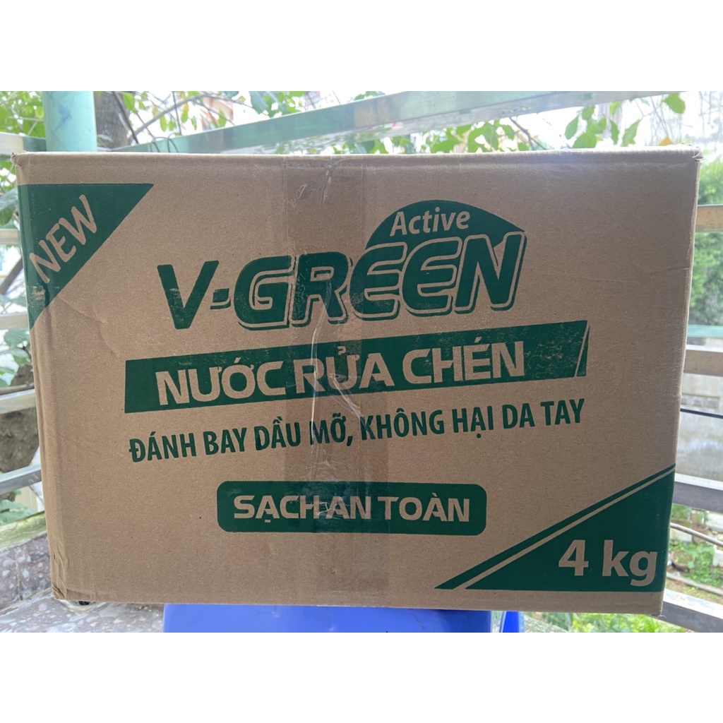 Nước Rửa Bát vgreen Hương Quế - 4KG