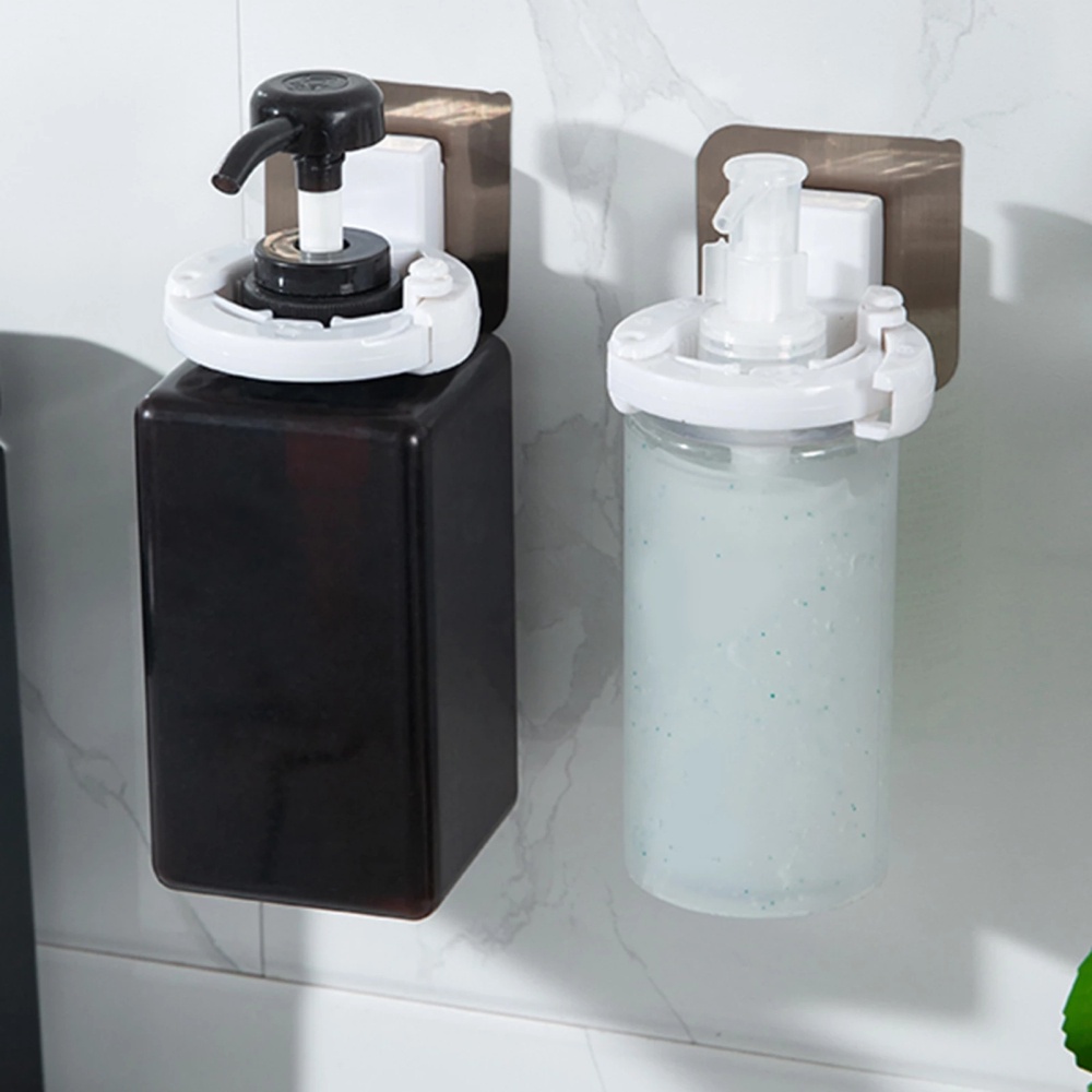 Phòng Tắm Mới Tổ Chức Treo Tường Chai Dầu Gội Kệ Gel Tắm Giá Xà Phòng Lỏng Chủ Tự Dính Kệ Móc Áo Okase