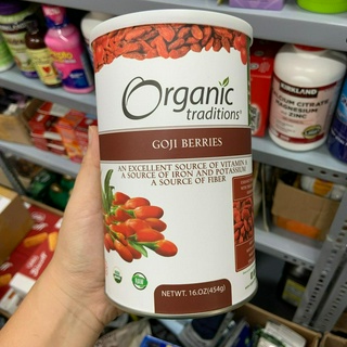 Câu kỷ tử khô hữu cơ sấy khô Organic Traditions GoJi Berries - EDS Mart