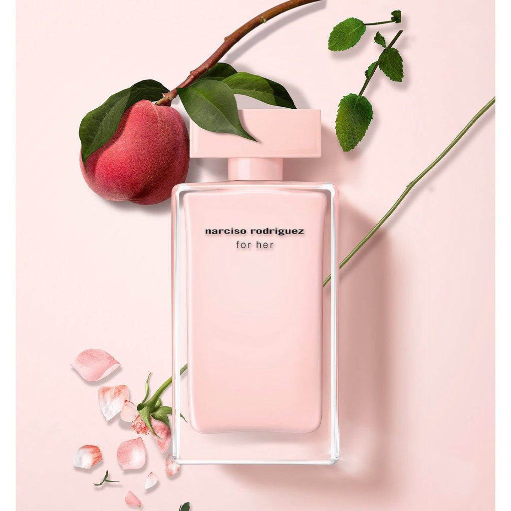 Nước hoa nữ hương phấn Narciso Rodriguez For Her EDP dung tích 100ml - Nar hồng hương thơm nữ tính lôi cuốn