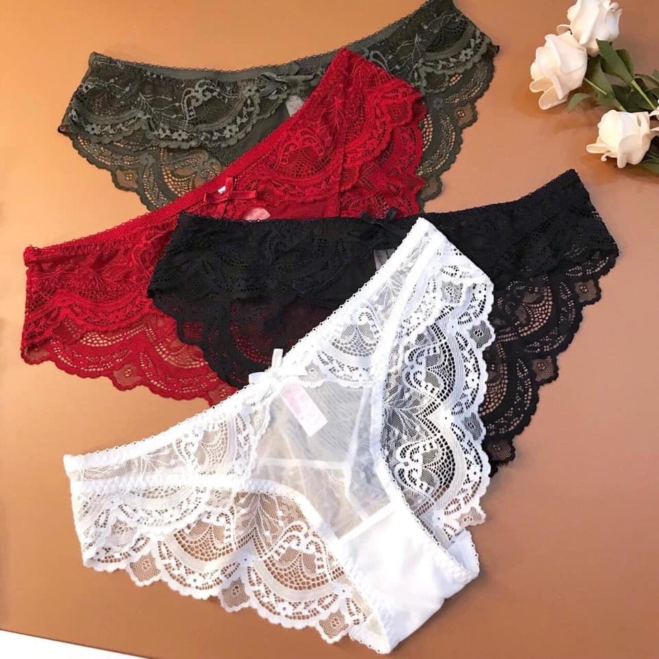 Bộ đồ lót B020 Mand ren hoa nhí có gọng ren không mút