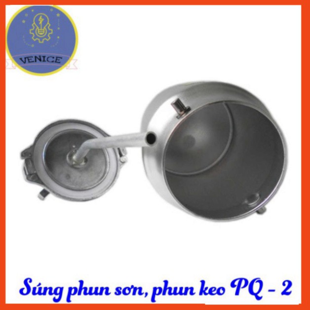 Súng phun sơn, phun keo PQ-2 - Dùng máy nén khí - Phân phối chính hãng - Bảo hành 12 tháng