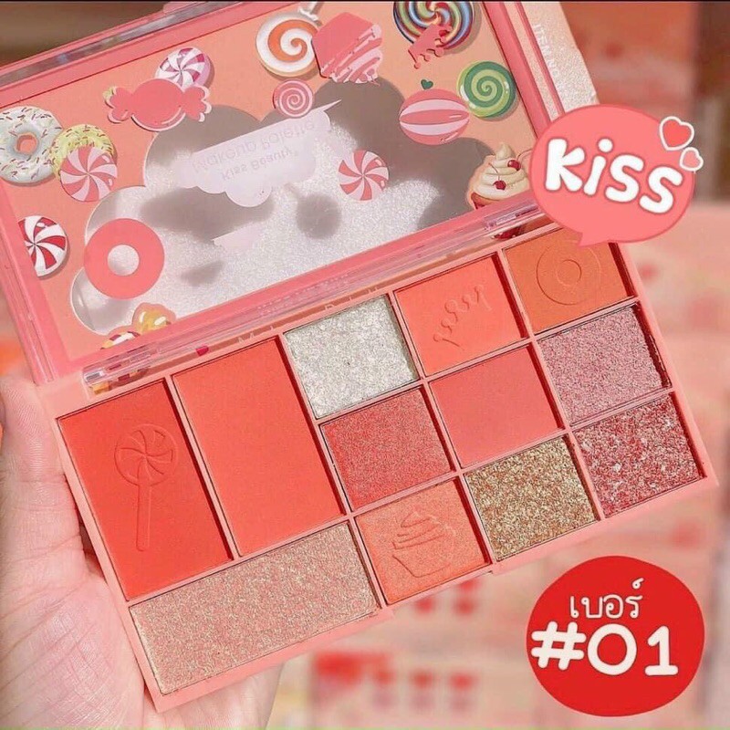 Bảng mắt má hồng Kiss Beauty