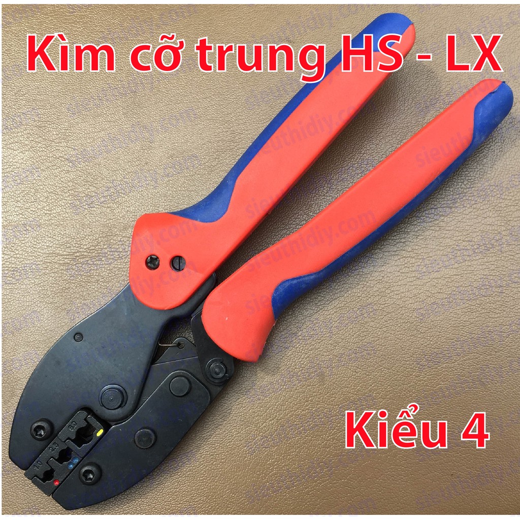 Kìm bấm cốt cos thẳng 2 tầng cỡ trung HS-LX