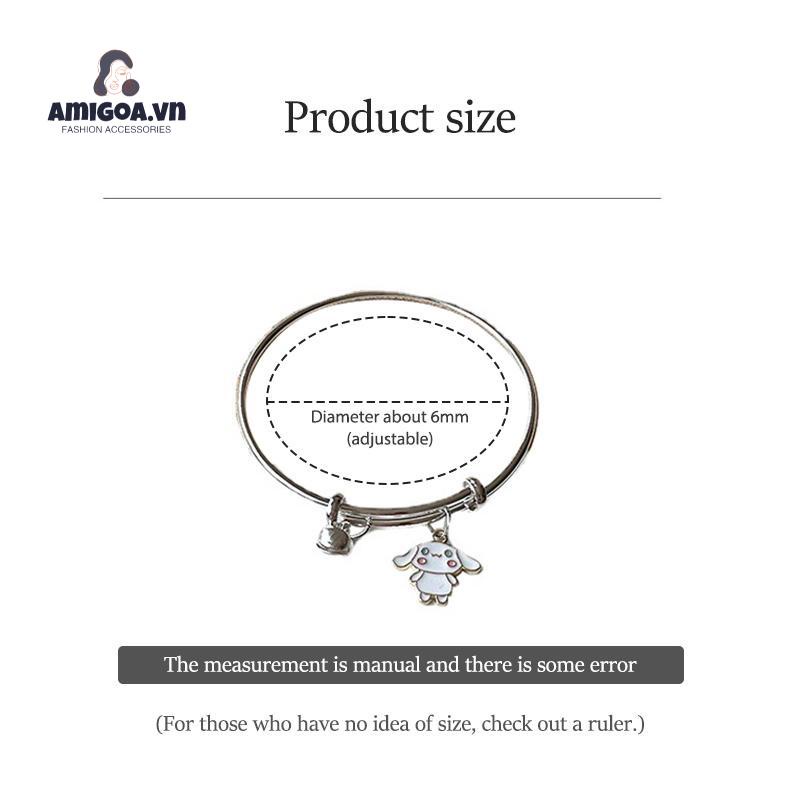 ✨✨Vòng Đeo Tay Gắn Chuông Kiểu Hoạt Hình Đáng Yêu Phong Cách Hàn Quốc Cho Bạn Gái