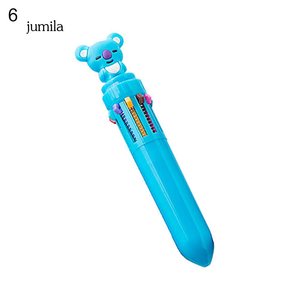 Bút bi 10 ngòi có chi tiết quả bóng dễ thương