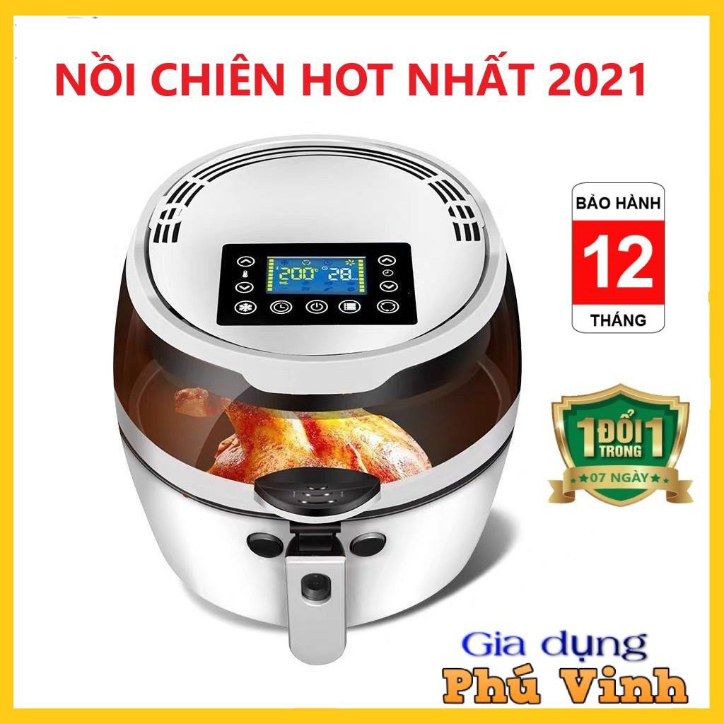 Nồi Chiên Không Dầu Nine Shield - Dung tích 8L thế hệ mới 2020