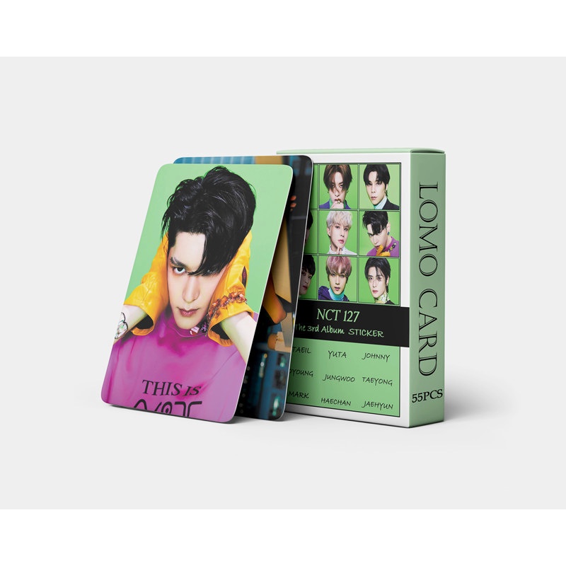 Hộp 55 thẻ hình LOMO nhóm nhạc NCT 127 - The 3rd